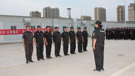 以考促訓強技能 實戰(zhàn)考核練精兵—德州市恒威安保服務(wù)有限公司對大練兵活動進行考核驗收